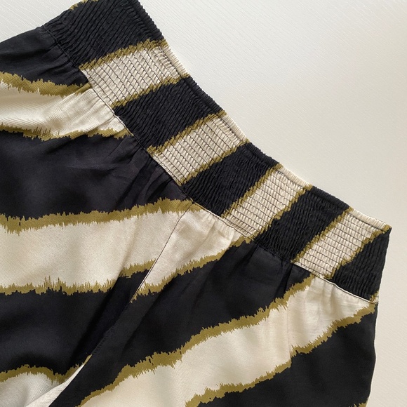 Masai Copenhagen Pai Striped Relaxed Fit High Rise Trousers Size Medium - Picture 5 of 12